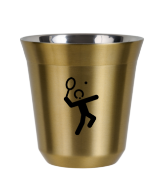 Tasse 150 ml OR "Tennis 2 (noir)" Tasse 150 ml OR "Tennis 2 (noir)"