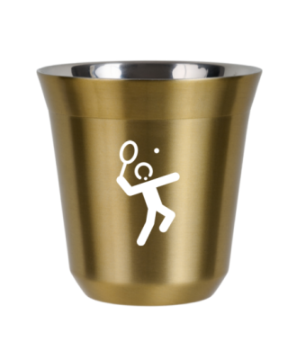 Tasse 150 ml OR "Tennis 2 (blanc)" Tasse 150 ml OR "Tennis 2 (blanc)"