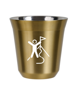 Tasse 150 ml OR "Escalade 1 (blanc)" Tasse 150 ml OR "Escalade 1 (blanc)"