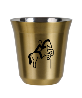 Tasse 150 ml OR "Équitation 1 (noir)" Tasse 150 ml OR "Équitation 1 (noir)"