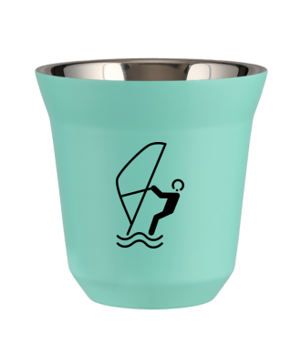 Tasse 80 ml TURQUOISE "Sports nautiques" Tasse 80 ml TURQUOISE "Sports nautiques"