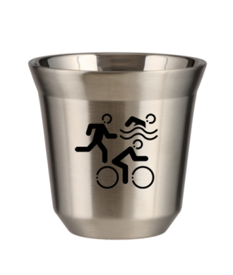Tasse 150 ml ARGENT "Sports (noir)" Tasse 150 ml ARGENT "Sports (noir)"