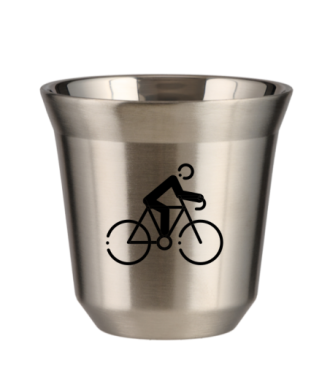 Tasse 150 ml ARGENT "Cyclisme 3" Tasse 150 ml ARGENT "Cyclisme 3"