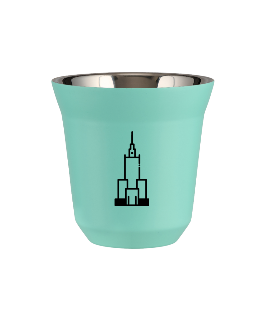 Tasse 80 ml TURQUOISE "Pałac kultury i nauki"