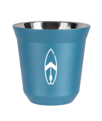Tasse 150 ml BLEU CLAIR MÉTALLIQUE "Planche (blanc)" Tasse 150 ml BLEU CLAIR MÉTALLIQUE "Planche (blanc)"