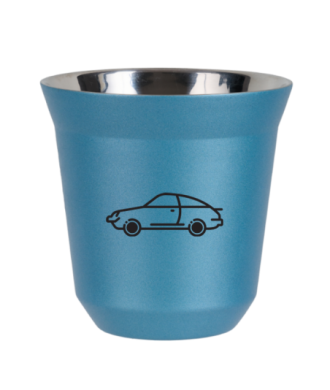 Tasse 150 ml BLEU CLAIR MÉTALLIQUE "Voiture (noir)" Tasse 150 ml BLEU CLAIR MÉTALLIQUE "Voiture (noir)"