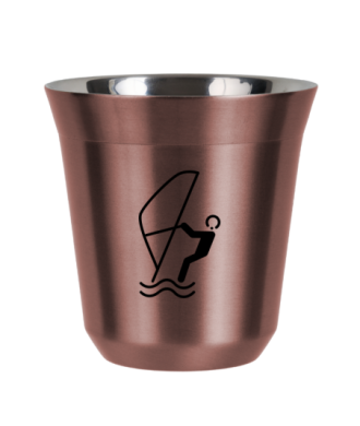 Tasse 150 ml OR ROSE "Sports nautiques (noir)" Tasse 150 ml OR ROSE "Sports nautiques (noir)"