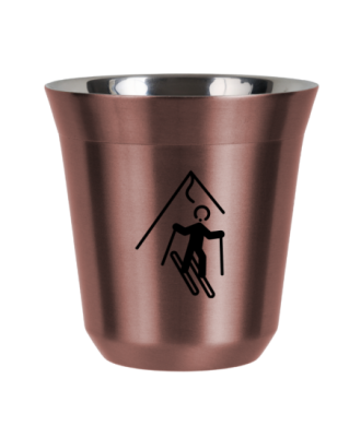 Tasse 150 ml OR ROSE "Ski" Tasse 150 ml OR ROSE "Ski"