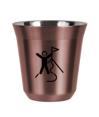 Tasse 150 ml OR ROSE "Escalade 1" Tasse 150 ml OR ROSE "Escalade 1"