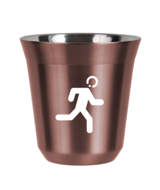 Tasse 150 ml OR ROSE "Coureur (blanc)" Tasse 150 ml OR ROSE "Coureur (blanc)"