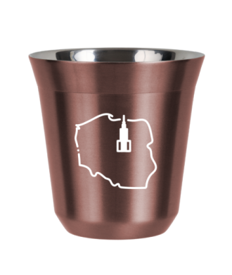 Tasse 150 ml OR ROSE "Pologne (blanc)" Tasse 150 ml OR ROSE "Pologne (blanc)"