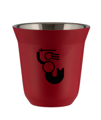 Tasse 150 ml ROUGE "WARSZAWSKA SYRENKA (noir)" Tasse 150 ml ROUGE "WARSZAWSKA SYRENKA (noir)"