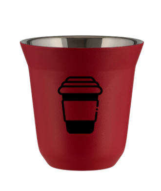 Tasse 150 ml ROUGE "Tasse (noir)" Tasse 150 ml ROUGE "Tasse (noir)"