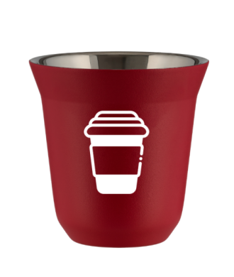 Tasse 150 ml ROUGE "Tasse (blanc)" Tasse 150 ml ROUGE "Tasse (blanc)"