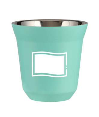 Tasse 80 ml TURQUOISE "Drapeau polonais (blanc)" Tasse 80 ml TURQUOISE "Drapeau polonais (blanc)"