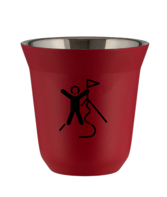 Tasse 150 ml ROUGE "Escalade 1" Tasse 150 ml ROUGE "Escalade 1"