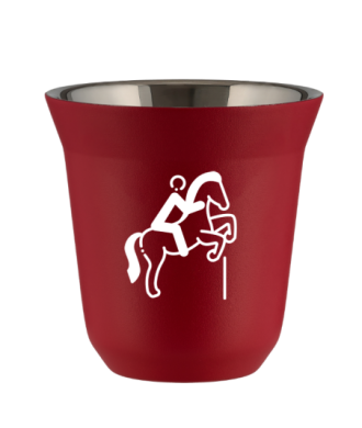 Tasse 150 ml ROUGE "Équitation 1 (blanc)" Tasse 150 ml ROUGE "Équitation 1 (blanc)"