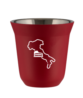 Tasse 150 ml ROUGE "Italie (blanc)" Tasse 150 ml ROUGE "Italie (blanc)"