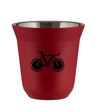 Tasse 150 ml ROUGE "Vélo 1 (noir)" Tasse 150 ml ROUGE "Vélo 1 (noir)"