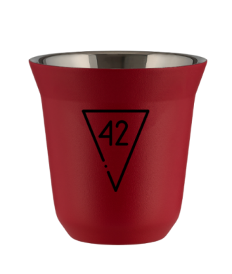 Tasse 150 ml ROUGE "42" Tasse 150 ml ROUGE "42"