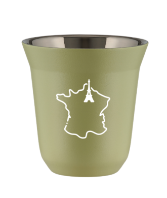 Tasse 150 ml PISTACHE "France (blanc)" Tasse 150 ml PISTACHE "France (blanc)"