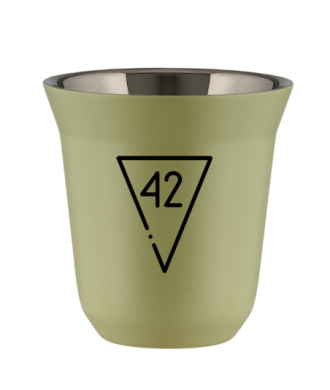 Tasse 150 ml PISTACHE "42 (noir)" Tasse 150 ml PISTACHE "42 (noir)"