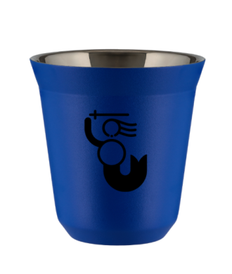 Tasse 150 ml BLEU "WARSZAWSKA SYRENKA (noir)" Tasse 150 ml BLEU "WARSZAWSKA SYRENKA (noir)"