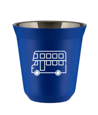 Tasse 150 ml BLEU "Bus (blanc)" Tasse 150 ml BLEU "Bus (blanc)"