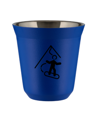 Tasse 150 ml BLEU "Snowboard" Tasse 150 ml BLEU "Snowboard"
