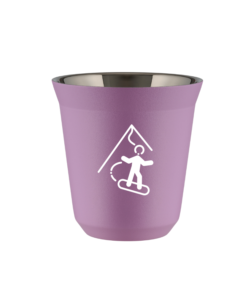Tasse 150 ml LILAS "Snowboard (blanc)" Tasse 150 ml LILAS "Snowboard (blanc)"