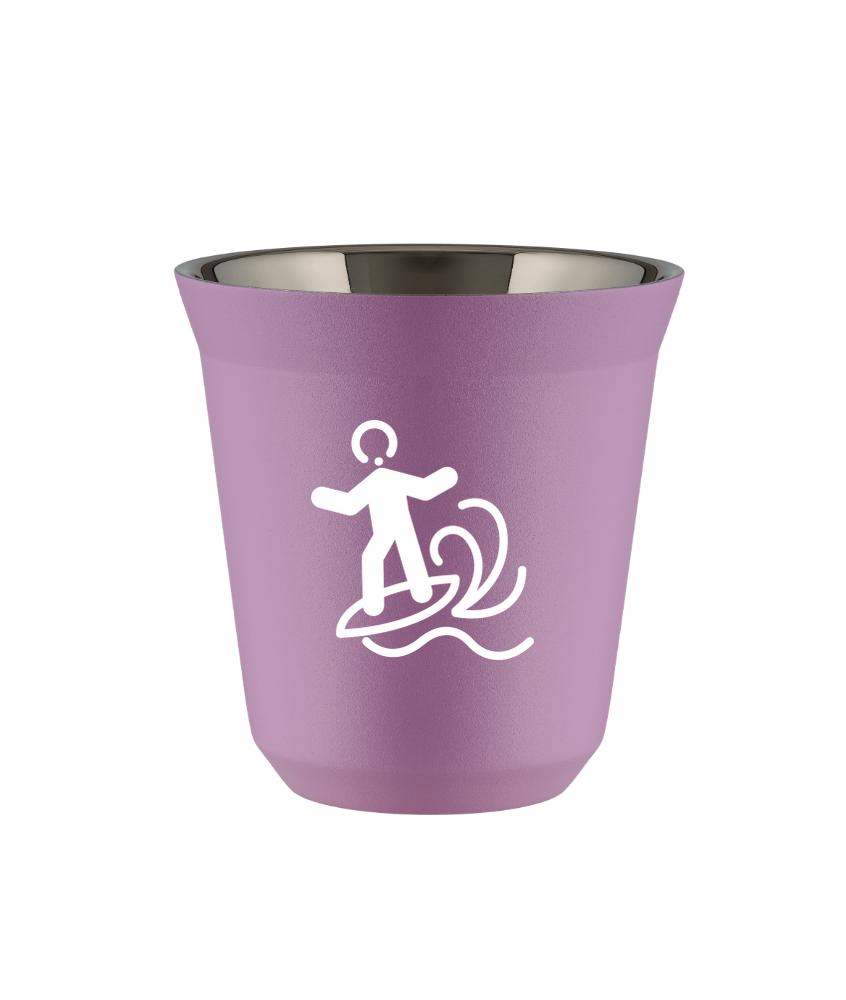 Tasse 150 ml LILAS "Planche à voile (blanc)"