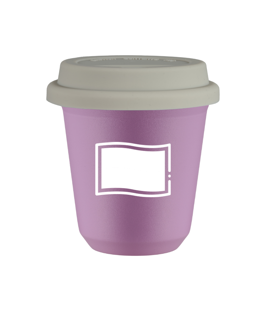 Tasse 150 ml LILAS "Drapeau polonais (blanc)", avec couvercle blanc Tasse 150 ml LILAS "Drapeau polonais (blanc)", avec couvercle blanc