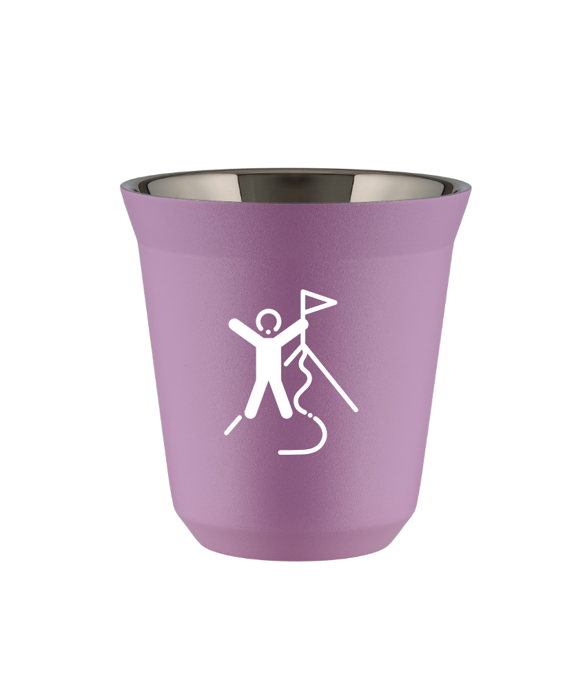 Tasse 150 ml LILAS "Escalade 1 (blanc)" Tasse 150 ml LILAS "Escalade 1 (blanc)"