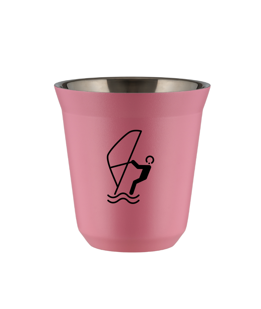 Tasse 150 ml ROSE "Sports nautiques (noir)"