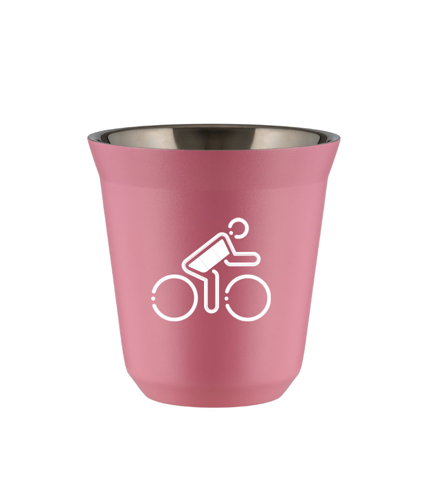 Tasse 150 ml ROSE "Cycliste aux couleurs allemandes (blanc)" Tasse 150 ml ROSE "Cycliste aux couleurs allemandes (blanc)"