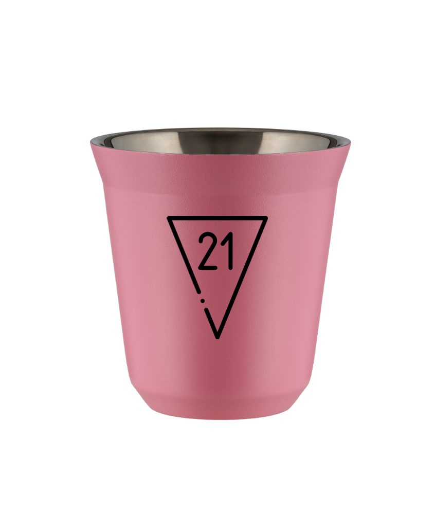 Tasse 150 ml ROSE "21 (noir)" Tasse 150 ml ROSE "21 (noir)"
