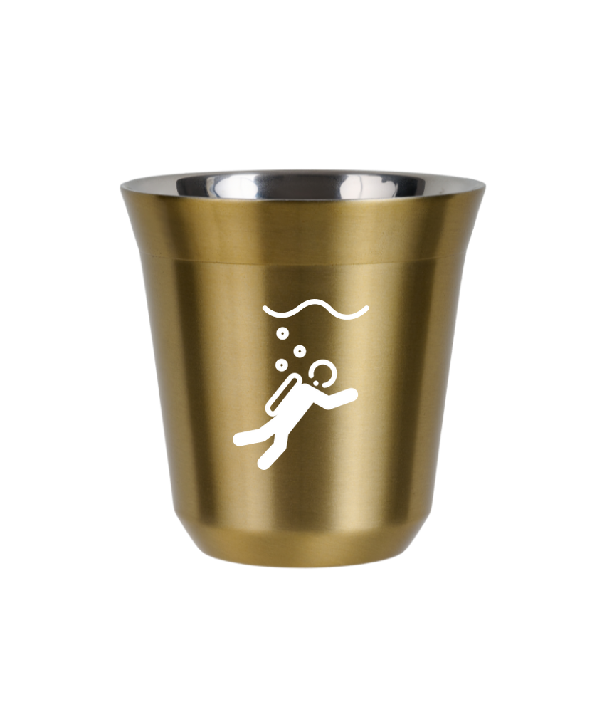 Tasse 240 ml OR "Plongée (blanc)"