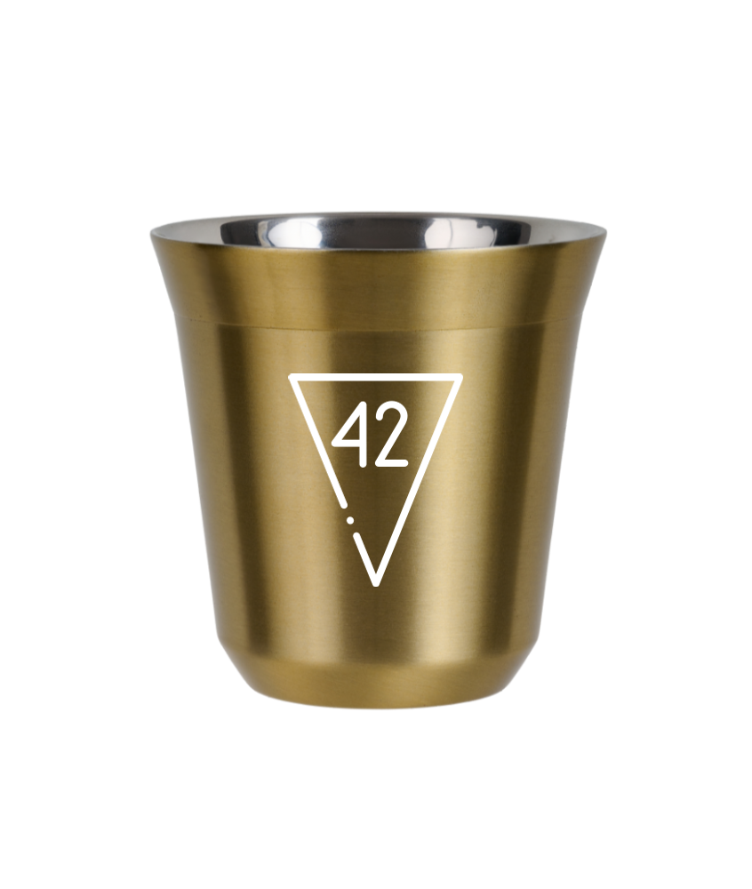 Tasse 240 ml OR "42 (blanc)" Tasse 240 ml OR "42 (blanc)"