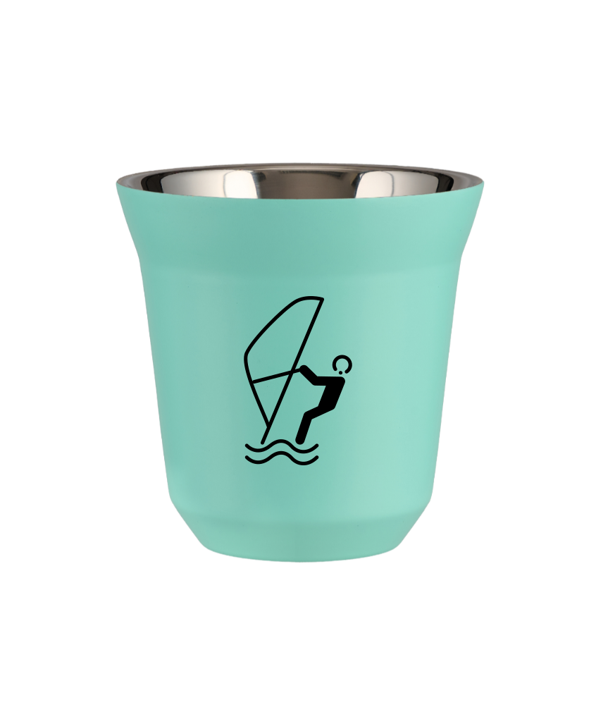Tasse 240 ml TURQUOISE "Sports nautiques (noir)" Tasse 240 ml TURQUOISE "Sports nautiques (noir)"