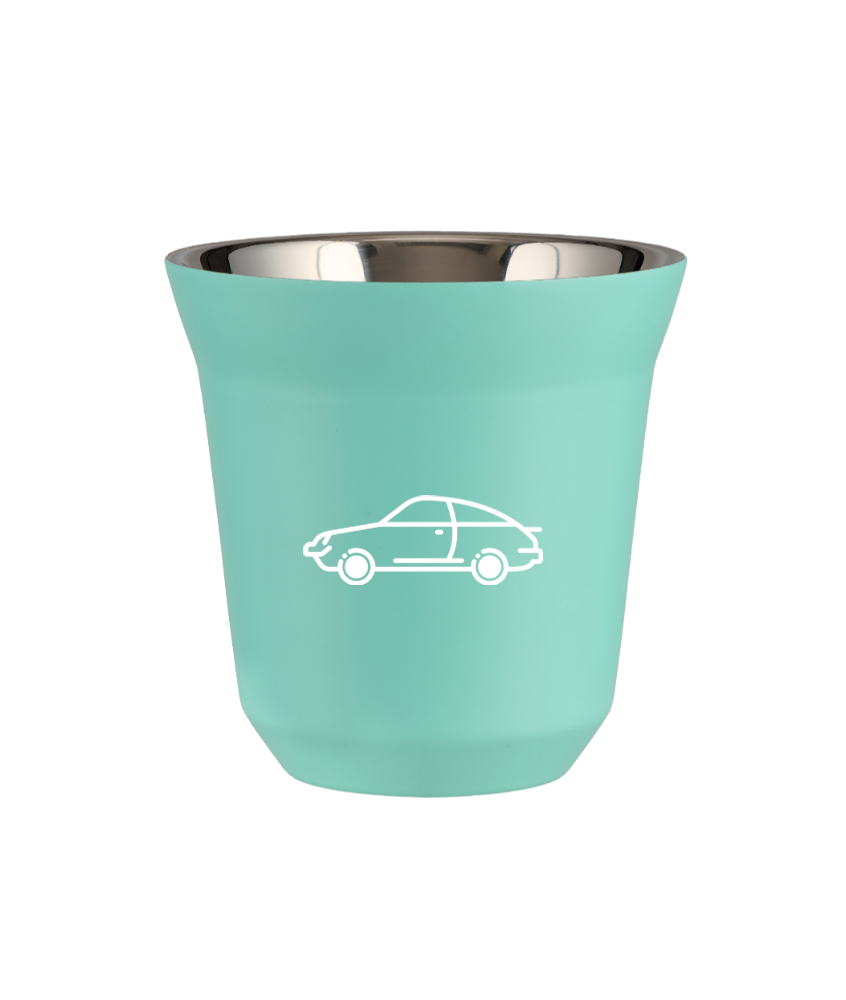 Tasse 240 ml TURQUOISE "Voiture (blanc)" Tasse 240 ml TURQUOISE "Voiture (blanc)"