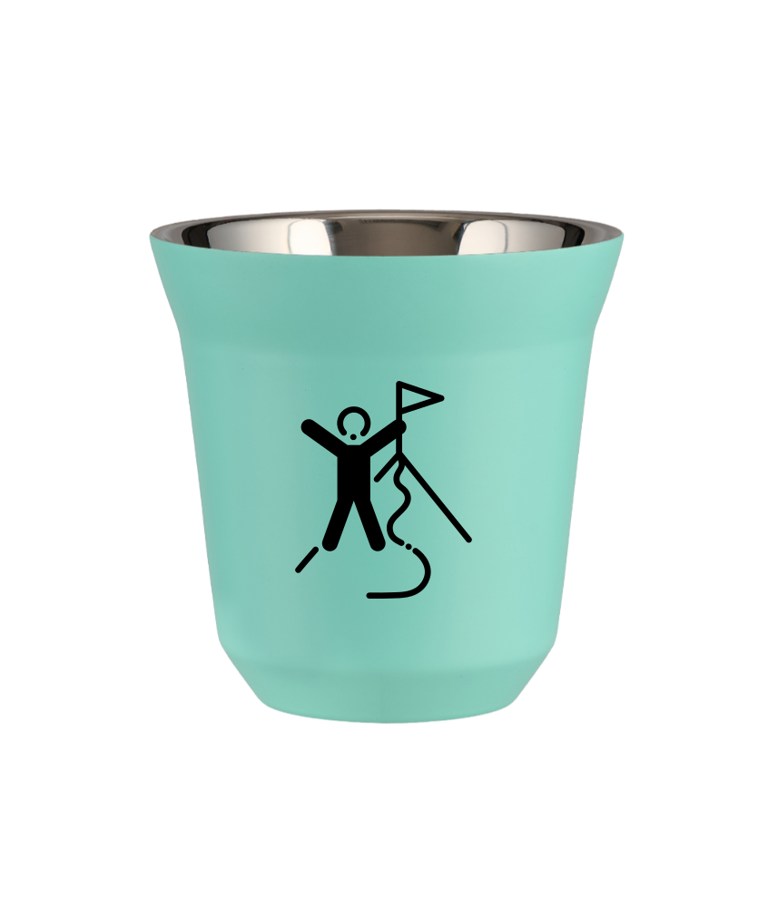 Tasse 240 ml TURQUOISE "Escalade 1 (noir)" Tasse 240 ml TURQUOISE "Escalade 1 (noir)"