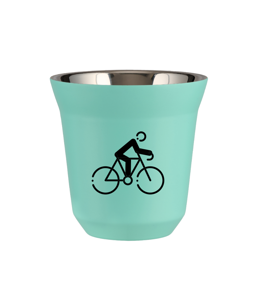 Tasse 240 ml TURQUOISE "Cyclisme 3" Tasse 240 ml TURQUOISE "Cyclisme 3"