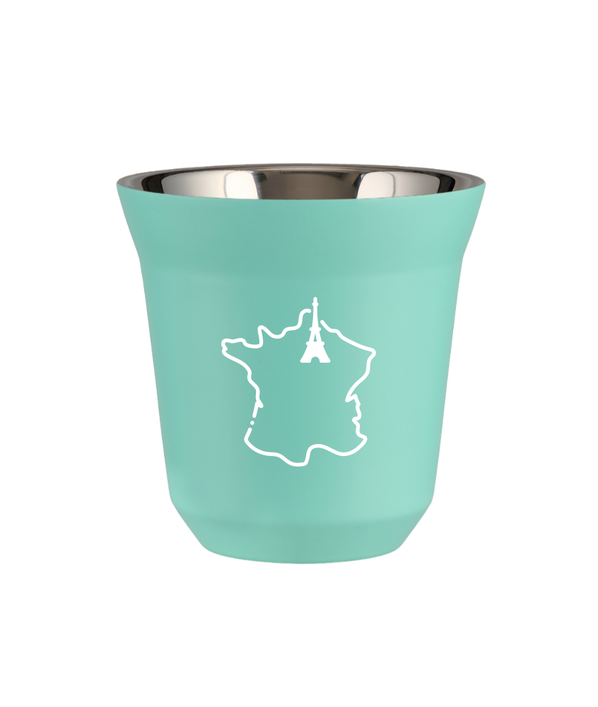 Tasse 240 ml TURQUOISE "France (blanc)" Tasse 240 ml TURQUOISE "France (blanc)"