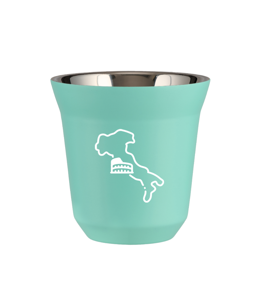Tasse 240 ml TURQUOISE "Italie (blanc)"