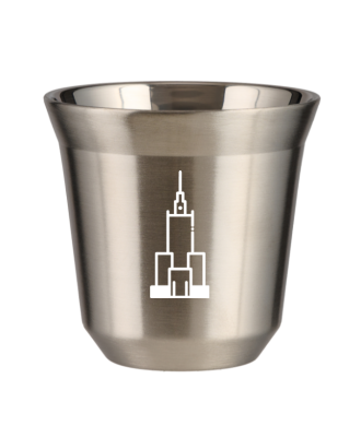 Tasse 80 ml ARGENT "Pałac kultury i nauki (blanc)" Tasse 80 ml ARGENT "Pałac kultury i nauki (blanc)"