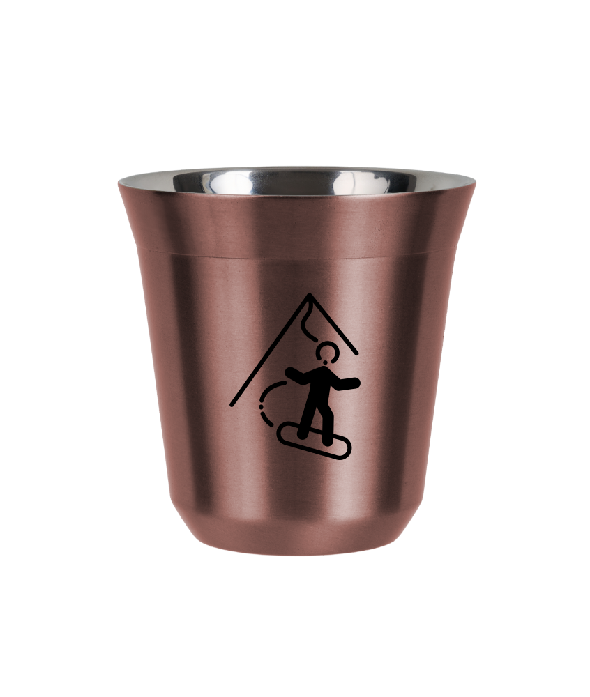 Tasse 240 ml OR ROSE "Snowboard" Tasse 240 ml OR ROSE "Snowboard"