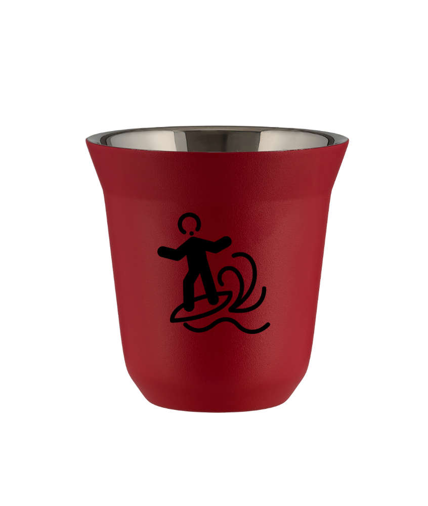 Tasse 240 ml ROUGE "Planche à voile (noir)" Tasse 240 ml ROUGE "Planche à voile (noir)"
