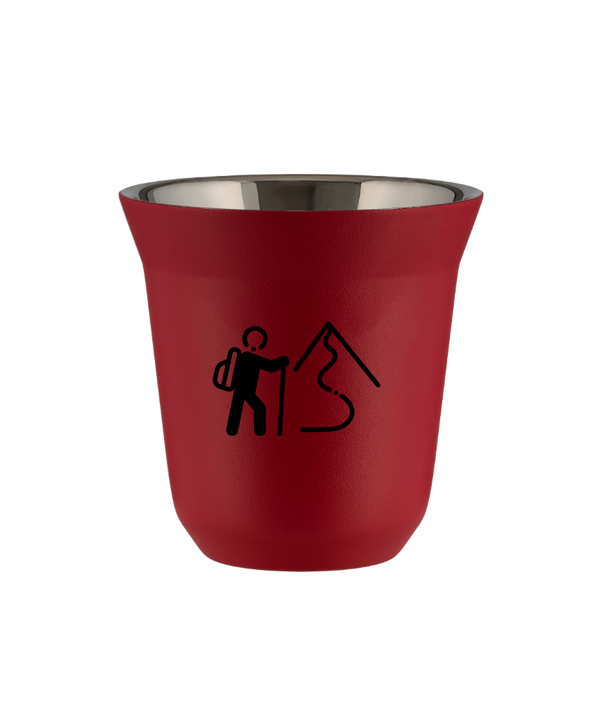 Tasse 240 ml ROUGE "Escalade 2" Tasse 240 ml ROUGE "Escalade 2"