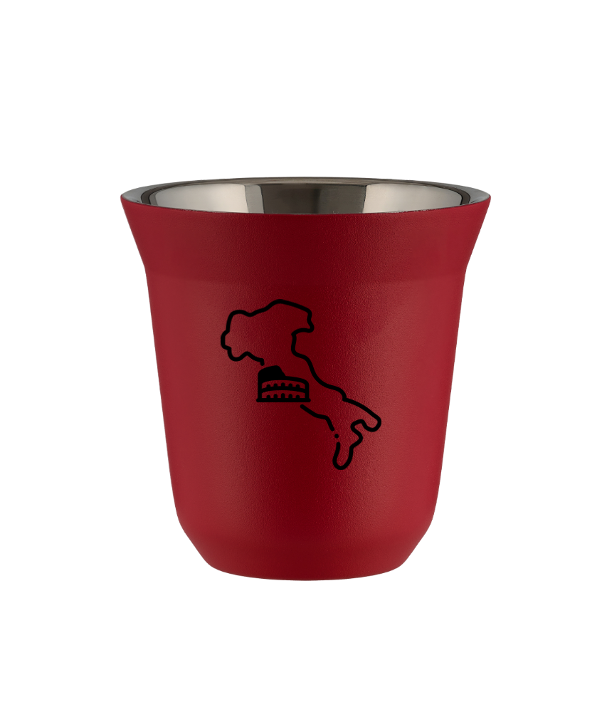 Tasse 240 ml ROUGE "Italie"