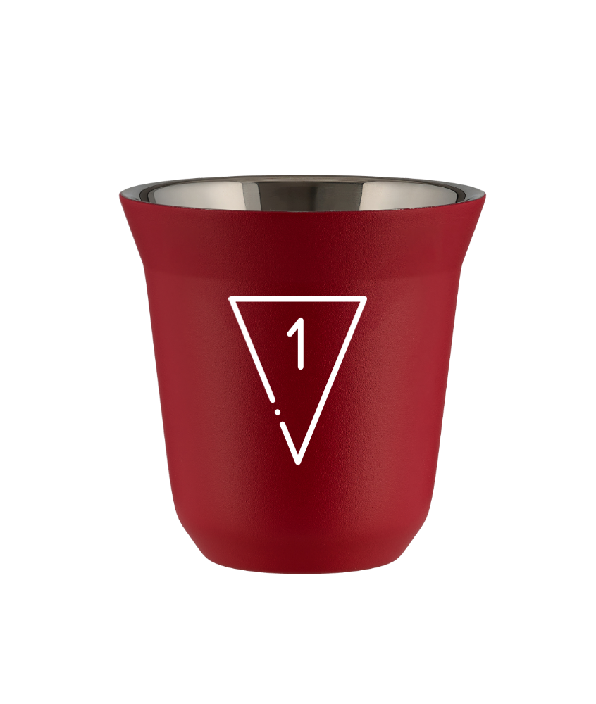 Tasse 240 ml ROUGE "1 (blanc)" Tasse 240 ml ROUGE "1 (blanc)"